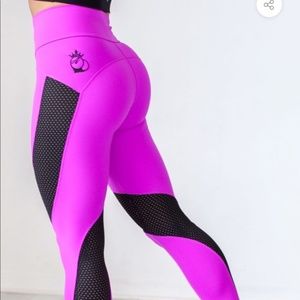 Bootyqueen Laser Cut Leggings XL (Fits like a L)